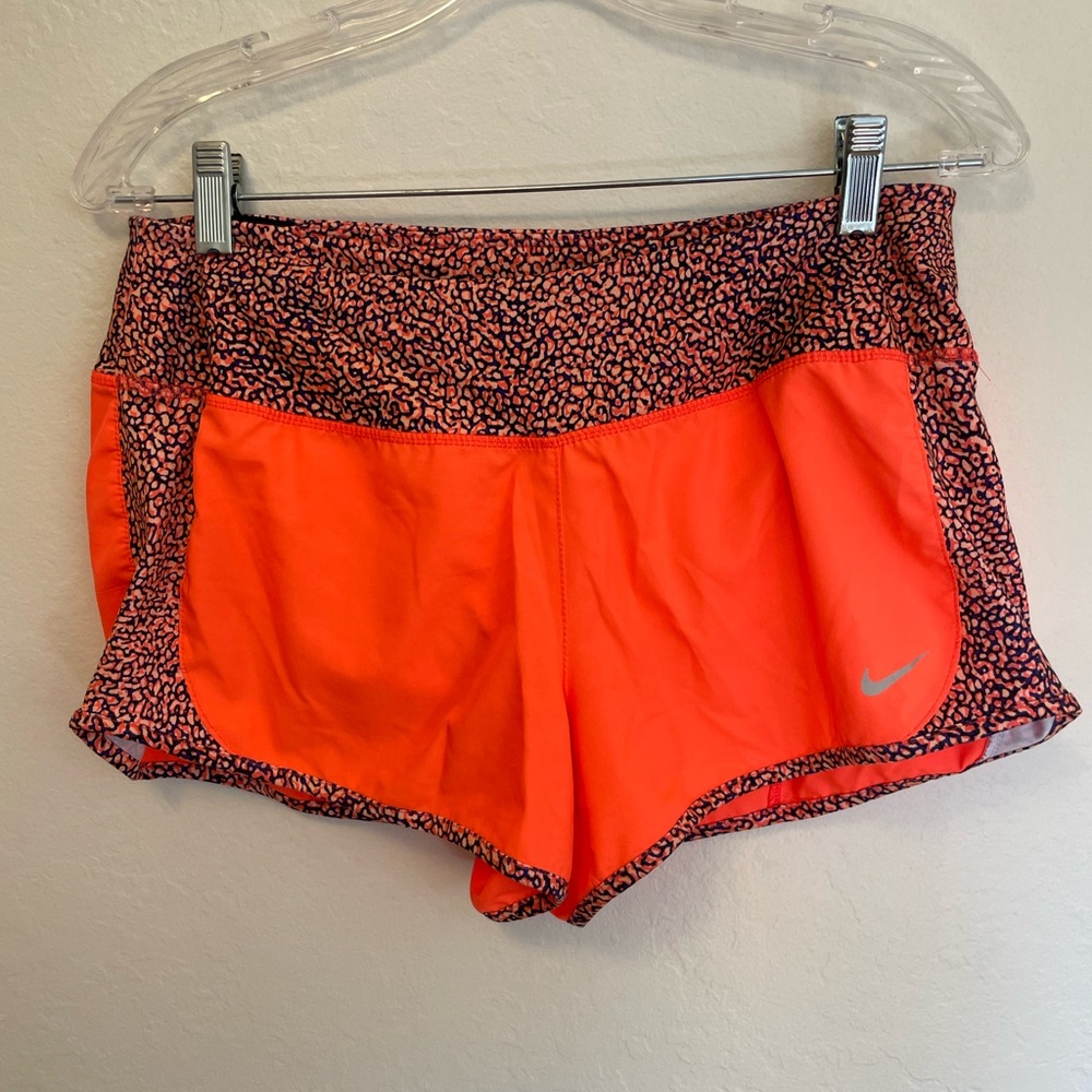 Nike Dri-Fit neon running shorts